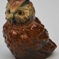 Vintage West German Goebel china Owl figurine - marked 38316-08, approx 9cm H - Sold for $25 - 2018