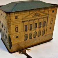 1924 Queen Mary's Dolls house money box by Chubb & Son - Sold for $31 - 2018