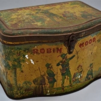 1930s Pascall's ' Robin Hood'  Assortment confectionery tin - Sold for $37 - 2018