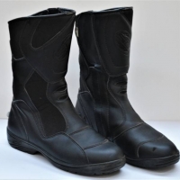 SIDI size 95 black motorcycle boots - Sold for $37 - 2018