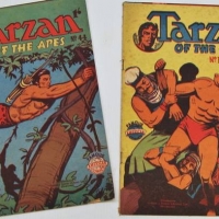 2 x c1950s Tarzan Of The Apes comics - No17 and No44 - reprinted in Australia - Sold for $35 - 2018