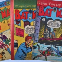 3 x c1950s Australian re-issue 'Batman' comics incl Nos 76, 79 and 81 - Sold for $75 - 2018