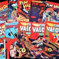 9 x 1950s Australian 'Tim Valour'  Korean War comics 8 and  9d - Sold for $323 - 2018