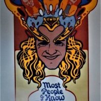 Billy Thorpe Album poster 'Most People Think that I'm crazy' - signed by Artist Ian McCausland - Sold for $50 - 2018