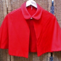 Small vintage red nurses cape - Sold for $25 - 2018