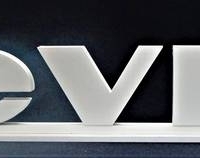 White timber figural 'LEVI'S' shop display sign - 101cm - Sold for $62 - 2018