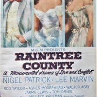 1957 Elizabeth Taylor Daybill movie poster - Raintree County - small tear to base - Sold for $62 - 2018