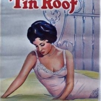 1958 Elizabeth Taylor Daybill  movie poster - 'Cat On a Hot tin Roof' - Robert Burton Prod Sydney - Sold for $87 - 2018