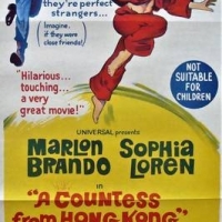 1969 Marlon Brando and Sophia Loren Daybill movie poster 'A Countess from Hong Kong  - Robert Burton Pty Sydney - Sold for $37 - 2018