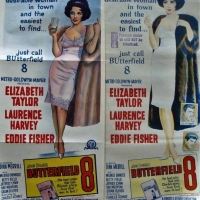 2 1960 Elizabeth Taylor Butterfield 8  Daybill  movie posters Robert Burton Prod Sydney and A & C Litho Sydney - Sold for $81 - 2018