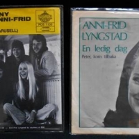 2x  Abba 45rpm Singles -  Bjrn & Benny, Agnetha & Anni-Frid  Bjrn & Benny  People Need Love  Merry-Go-Round (En Karusell)  Polar 1156 and  Anni-Frid L - Sold for $87 - 2018