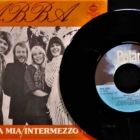 ABBA 45rpm Single Mamma Mia  Intermezzo No 1 Label Polar POS 1220, Polar POLS 1220 - Sold for $37 - 2018