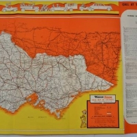 1950s Masse Batterie Tiger road map of Victoria - Sold for $37 - 2018