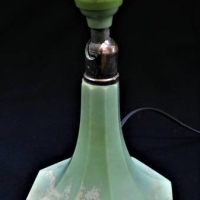 Art Deco mottled Green Bakelite Lamp base - Sold for $31 - 2018