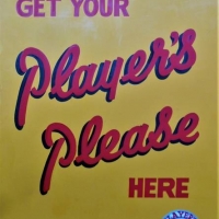 Hand painted Players Navy Cut metal advertising  sign - Sold for $25 - 2018