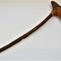 Papua New Guinea Adze with cane mounted Diorite stone blade - Sold for $75 - 2018