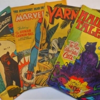 Small group lot assorted 1960's Australian comics incl Haunted Tales, Big Ben Bolt, Sergeant Pat, Marvelman and Yarmak - Sold for $50 - 2018