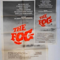 2 x pieces 'THE FOG' movie advertising ephemera - day bill poster and one sheet movie poster, MAPS Litho Pty Ltd - Sold for $50 - 2018