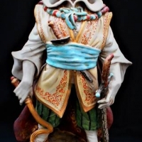 Italian terracotta Persian warrior figurine by Perseo Italy  - 52cm tall - Sold for $118 - 2018