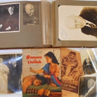 Movie fan's scrapbook of Cecil B DeMille including signed photo of Cecil B DeMille and other signed Hollywood figures - Sold for $248 - 2018