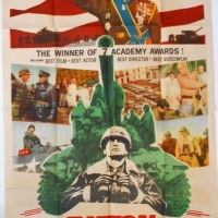 Original one-sheet PATTON movie poster, movie program and other assorted ephemera - Sold for $43 - 2018