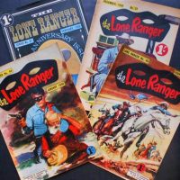 4 x 1950s Lone Ranger Comics -No 31, 44, 45 & Series 57 Lone Ranger's Life Story - gc publ Shakespeare & Congress Sydney - Sold for $31 - 2018