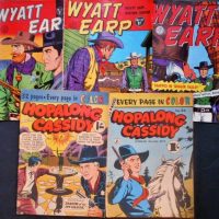 5 x 1950s Comics - Hopalong Cassidy No 86, 88 (Argus), 3 x Wyatt Earp Nos 12, 19, 31 (Horwitz Publ Sydney) - Sold for $37 - 2018