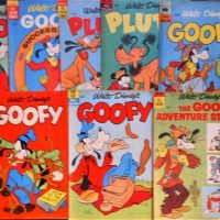 8 x 195060s Walt Disney' Goofy and Pluto comics price 1' - Sold for $37 - 2018