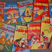 Group of 195060s Walt Disney Lil Bad Wolf and Chip N Dale Comics Price 9d and 1' - Sold for $43 - 2018