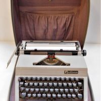 Portable cased large Optima typewriter - Sold for $56 - 2018