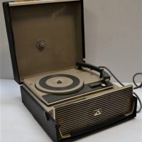 Vintage HMV Monaco cased portable turntable - Sold for $75 - 2018