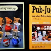 2 x Reference books on pub jugs and whisky advertising jugs - Sold for $37 - 2018