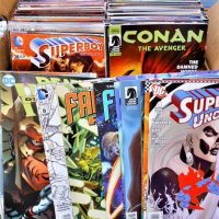 Box Lot comics inc - DC, Marvel, 'SuperBoy', 'The Omega Men, 'The Lone Ranger' , 'Beauty', etc - Sold for $31 - 2018