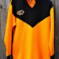 Vintage WAFL Footy Jumper - Yellow w Black V & WAFL swan Badge sewn to left breast - Sekem Label - Sold for $149 - 2018