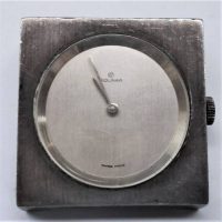 1970s Golana silver square shaped watch with Incabloc movement - Sold for $81 - 2018