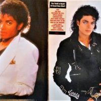 2 x vinyl Michael Jackson LP records, albums incl BAD and Thriller - Sold for $43 - 2018