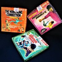 3 x vintage boxed Ken Films Kung Fu Super 8mm films incl Fists Of The Double K, The Hong Kong Connection and The Godfathers of Hong Kong - Sold for $56 - 2018