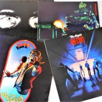 4 x Vintage THE ANGELS Vinyl LP records - FACE TO FACE, NO EXIT, WATCH THE RED & DARK ROOM - Sold for $50 - 2018