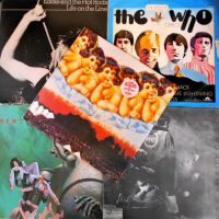 Group lot of vintage vinyl LP records, albums incl The Best of The Who, Eddie and the Hot Rods, Queen , Quadrophonic and The Cure - Sold for $43 - 2018