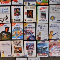 Group of Sega Master system Games including Wonder Boy X 2, Out Run, Sonic the Hedgehog, Choplifter, Hang on etc - Sold for $161 - 2018