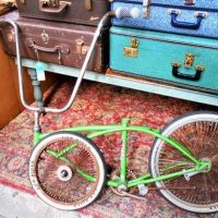 Retro green Phillips 'Thunderbird' low rider dragster bike - Sold for $68 - 2018