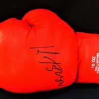 Signed Kosta Tszyu red leather boxing glove - Sold for $62 - 2018