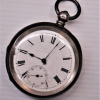 Twin Key wind pocket watch in Sterling silver case Hallmarked for London 1876 - Sold for $81 - 2018