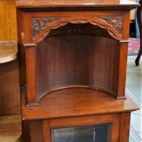 Victorian part Cheval mirror cupboard - Sold for $62 - 2018