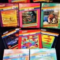 Vintage C64 Commodore 64 Computer classics games on 5 14 floppy discs  Including Startrek 64, Crazy Kong 64, Sprite Man 64 Etc - Sold for $161 - 2018