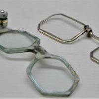 2 x Pairs of Lorgnette ladies spectacles incl floral Marcasite mounted and 1960s Plastic AF - Sold for $75 - 2018