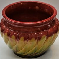 C1890s Australian Studio pottery Jardinire by Willian Ferry for Victoria Art Pottery Small chips to base 24cm in diameter - Sold for $596 - 2018