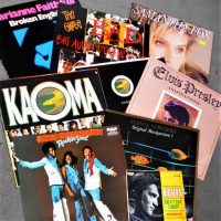 Mixed lot - Vintage Mainly Australian Pressing Vinyl LP records - Stevie Wonder twin album 'Original Musiquarium 1' , Samantha Fox, Elvis, BAD, Hues C - Sold for $37 - 2018