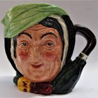 c1930's Royal Doulton character jug, Sairey Gamp D5528 - approx 16cm - Sold for $50 - 2018
