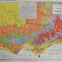 1944 HC Book State Regional Boundaries committee series of Maps of Victoria including Distributions of Dairycows, Soil erosion, wheat, Resources etc - Sold for $43 - 2018